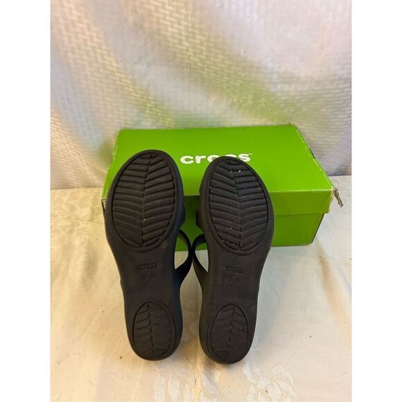 Crocs black size 10‎ iconic comfort shoes - Picture 2 of 4